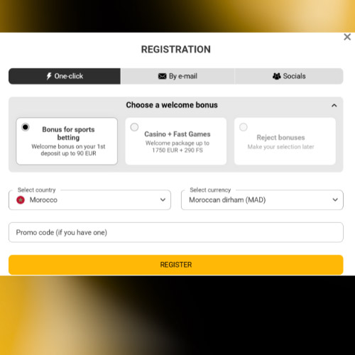 Fournissez vos coordonnées à MelBet